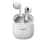 Atlantis Auriculares Smartix TWS SM60-Fi9-B BT V5.3 Funda con Función De Carga Incluye Battery Bank De 300 mA Blanco