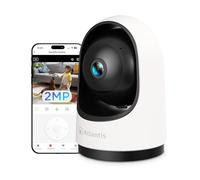 Atlantis Cámara Interior IP Wi-Fi motorizada 350°, 2 MP, Audio 2 vías | Detección de movimiento, visión nocturna, microSD, aplicación gratuita y notificaciones push, A14-SC915