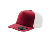 Atlantis - Gorra de 5 Paneles Estilo Trucker Modelo Record (Talla Única) (Rojo)