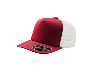 Atlantis - Gorra de 5 Paneles Estilo Trucker Modelo Record (Talla Única) (Rojo)