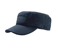 Atlantis - Gorra Militar de algodón Modelo Tank (Talla Única) (Azul Marino)