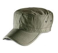 Atlantis Gorra Unisex de Color Negro Basics, Punk, Rockwear, Verde, Talla única