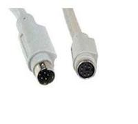 Atlantis Land 2.0m PS2 M/F cable PS/2 2 m 6-p Mini-DIN Gris