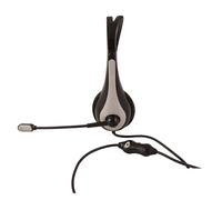 Atlantis Land Aura auricular con micrófono - Auriculares con micrófono (Giratorio, Alámbrico, 2,4 m, Circumaural, 20 - 20000 Hz, 32 Ω)
