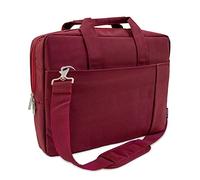 Atlantis Land Delux K51 - Maletín para portátil de 15.6 Pulgadas, Color Rojo (39.6 cm (15.6), maletín para portátil, Nailon Rojo, monótono; Resistente al Polvo; Resistente a los arañazos)