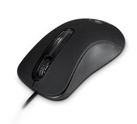 Atlantis Land OptiStar USB Ratón óptico 1000 dpi Mano Derecha Negro - Ratón (Diestro, Óptico, USB, 1000 dpi, Negro)