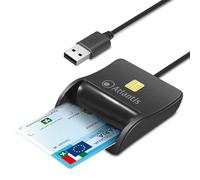 Atlantis Land P005-SMARTCR-U Negro Lector de Tarjeta Inteligente - Lector de Tarjetas de Memoria (97,4 x 52,8 x 63,5 mm, CE, FCC, BSMI, PCSC, EMV, Microsoft Windows 98/ME/2000/XP/Vista/7)