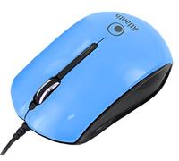 Atlantis Land P009-KM23-BL Ratón USB Óptico 1000 dpi Ambidextro - Ratón (Ambidiestro, Óptico, USB, 1000 dpi, Azul)