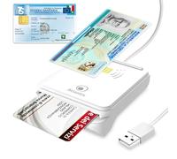 Atlantis Lector CIE 3.0 Tarjeta de Identidad electrónica y Tarjeta Sanitaria Italiana, Lector Inteligente cns Tarjeta Nacional de Servicios, Adecuado para INPS, AG. de ingresos, INAIL, Archivo