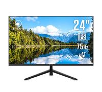 Atlantis Monitor de 24 pulgadas, pantalla IPS de 75 Hz, Full HD 1920 x 1080, VGA HDMI, multimedia, FreeSync, salida de audio/auriculares, inclinable, tiempo de respuesta de 5 ms, contraste 1000:1
