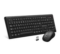 Atlantis P013-AX280G+M Kit TASTIERA Wireless + Mouse Ottico Wireless 3 PULSANTI RICEVITORE USB Nano Size Nero Marca