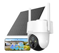 Atlantis Volta Pro Cámara 4G con SIM motorizada 360° 3MP, batería Recargable 10400mAh, Panel Solar de 5 W, visión Nocturna a Color, Audio 2 vías, IP65, Alarma, App, Ranura MicroSD, notificaciones