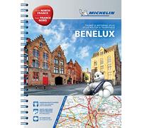 Atlas Benelux Et France Nord (A4): Tourist & Motoring Atlas A4 spiral (Atlas de carreteras Michelin)