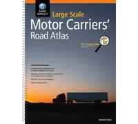 Atlas de carreteras de transportistas a gran escala de Rand McNally