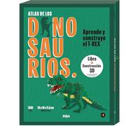 Atlas de los dinosaurios: Construye el T-REX (Infantil)