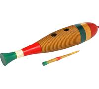 Atlas de Madera Pez Guiro , Grande Cuerpo Rascador Diversión Percusión De Música