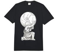 Atlas Dios Griego Titán Mitología Comfort Colors Adult Heavyweight T-Shirt