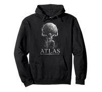 Atlas Él llevó el Cielo Mitología Griega Sudadera con Capucha