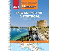 Atlas Espagne & Portugal / Spanje & Portugal 2024 (A4 - Spirale): wegenatlas Schaal 1 : 400.000 (Atlas Europe)