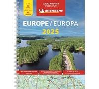 Atlas Europe 2025 - Atlas Routier et Touristique (A4-Spirale): wegenatlas Schaal 1:1.000.000 (Michelin Atlassen)
