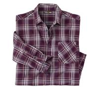ATLAS FOR MEN - Camisa de Franela a Cuadros Altitude - 4XL