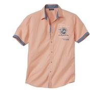 ATLAS FOR MEN - Camisa Hombre Manga Corta Verano - Summer Style - Corte Holgado - Estilo Chic - Disponibles en Tallas Grandes de Lam hasta 5XL