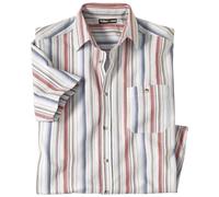 ATLAS FOR MEN - Camisa Hombre Manga Corta Verano - Summer Style - Corte Holgado - Estilo Chic - Disponibles en Tallas Grandes de Lam hasta 5XL