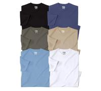 ATLAS FOR MEN - Camiseta Hombre Manga Corta - Tshirt Suave - Camisetas Estilo Casual - Verano - Ropa Básica - Disponibles en Tallas Grandes de la M hasta 5XL