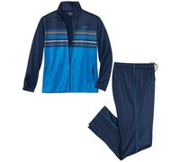 ATLAS FOR MEN - Chándal Hombre Completo - Deportivo con Chaqueta Cremallera y Pantalones Elásticos - Ideal Actividades al Aire Libre - Confort y Estilo - Disponibles en Tallas Grandes de la M a 5XL