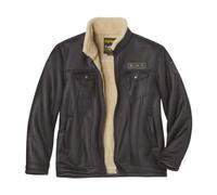 ATLAS FOR MEN - Chaqueta de Ante con Forro de Sherpa - M