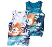 ATLAS FOR MEN - Lote de 2 Camisetas Manga sisa para el Verano - 4XL