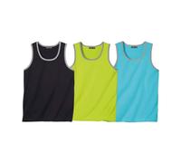 ATLAS FOR MEN - Lote de 3 Camisetas de Tirantes Sunny - L