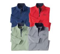 ATLAS FOR MEN - Lote de 4 jerséis de Micropolar Outdoor - L