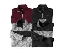 ATLAS FOR MEN - Lote de 4 Sudaderas Molton Atlas ® - 3XL