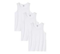 ATLAS FOR MEN - Pack de 3 Camisetas de Tirantes Hombre - Algodón Suave y Flexible - Cuello Redondo - Ideal para Deporte/Playa - Disponibles en Tallas Grandes Desde M hasta 5XL