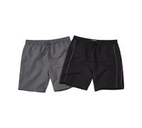Atlas For Men Pantalones Cortos Sporty para Hombre Pack de 2 (AF225)