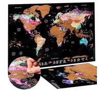 Atlas & Green Mapa del Mundo para Marcar Viajes + Mapa de Europa