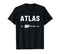 Atlas Guitarra Latido del Corazón Música Guitarrista Camiseta gráfica económica