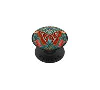 Atlas Moth Vintage Art Nouveau Botánico PopSockets PopGrip Adhesivo