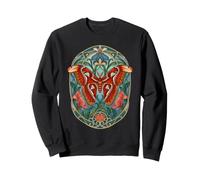 Atlas Moth Vintage Art Nouveau Botánico Sudadera