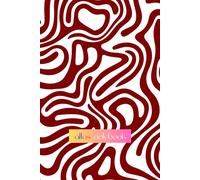 Atlas Notebook - Maroon and White Zebra Edition: Excellence in Simplicity.