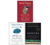 Atlas of the Heart [Hardcover], Endure, Algorithms to Live By 3 Books Collection Set