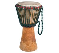 Atlas Pequeño Djembe. 7in Africano Piel Cabra Cabeza, Aprox 15in Alta. Hecho En
