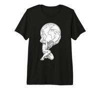 Atlas sosteniendo la Tierra Camiseta Premium