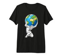 Atlas sosteniendo la Tierra Camiseta Premium
