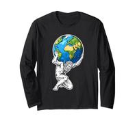 Atlas sosteniendo la Tierra Manga Larga