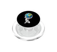 Atlas sosteniendo la Tierra PopSockets PopGrip para MagSafe