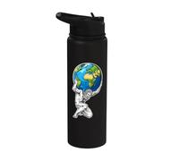 Atlas sosteniendo la Tierra Stainless Steel Insulated Water Bottle