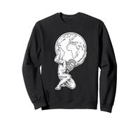Atlas sosteniendo la Tierra Sudadera