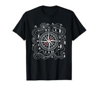 Atleta De Orientacion Deporte Brujula Corredor Camiseta